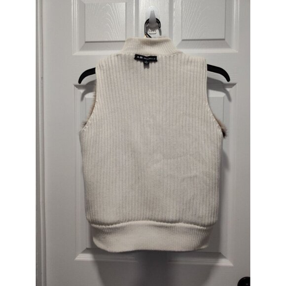 A.D. Originals‎ Vintage Faux Fur Sweater Vest Size Medium Leopard Cheetah Print - Picture 6 of 7